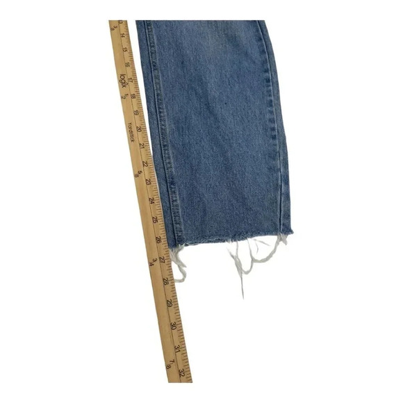 We the Free Blossom Rigid Skinny Jeans High Rise Button Fly Size 31 - Picture 10 of 11